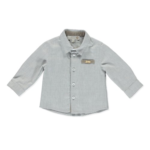 Grey Denim Button Shirt