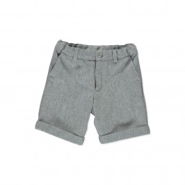 Grey Woven Shorts