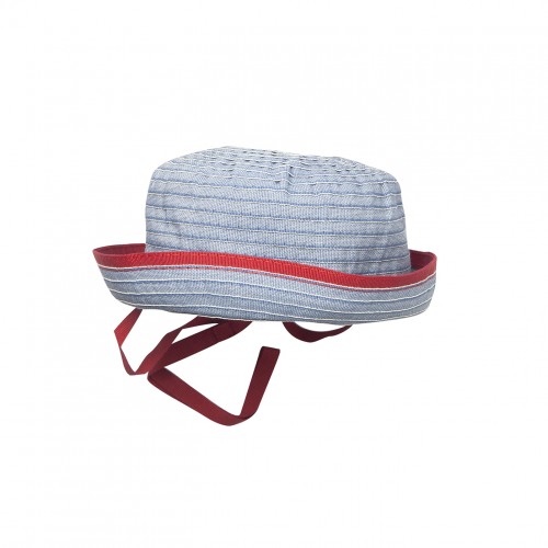 Blue Grosgrain Sun Hat