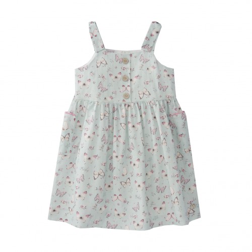 Water Green Butterfly Dress