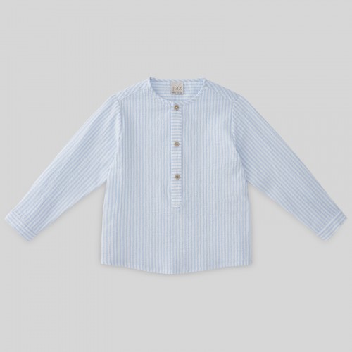 Chalk Blue Stripe Shirt