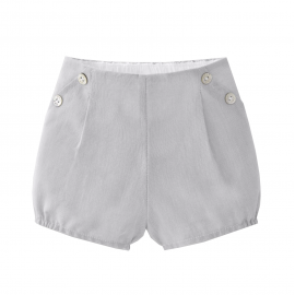 Grey Woven Boy Short