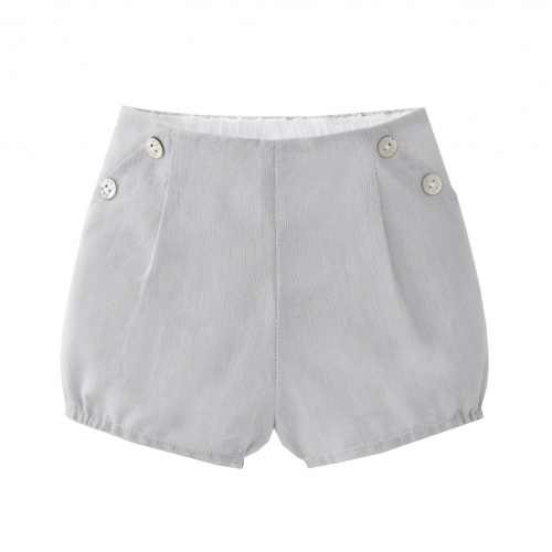 Grey Woven Boy Short