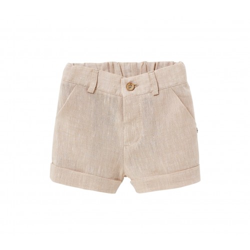 Oasis Beige Linen Shorts