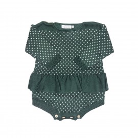 Pickle Dots Knit Romper 