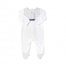 White Checked Bodysuit