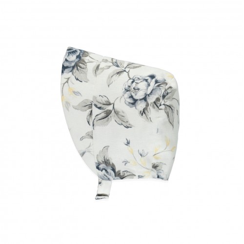 Midnight Blue Floral Bonnet